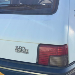 Monogramme 3D Peugeot 205 Sacré Numéro